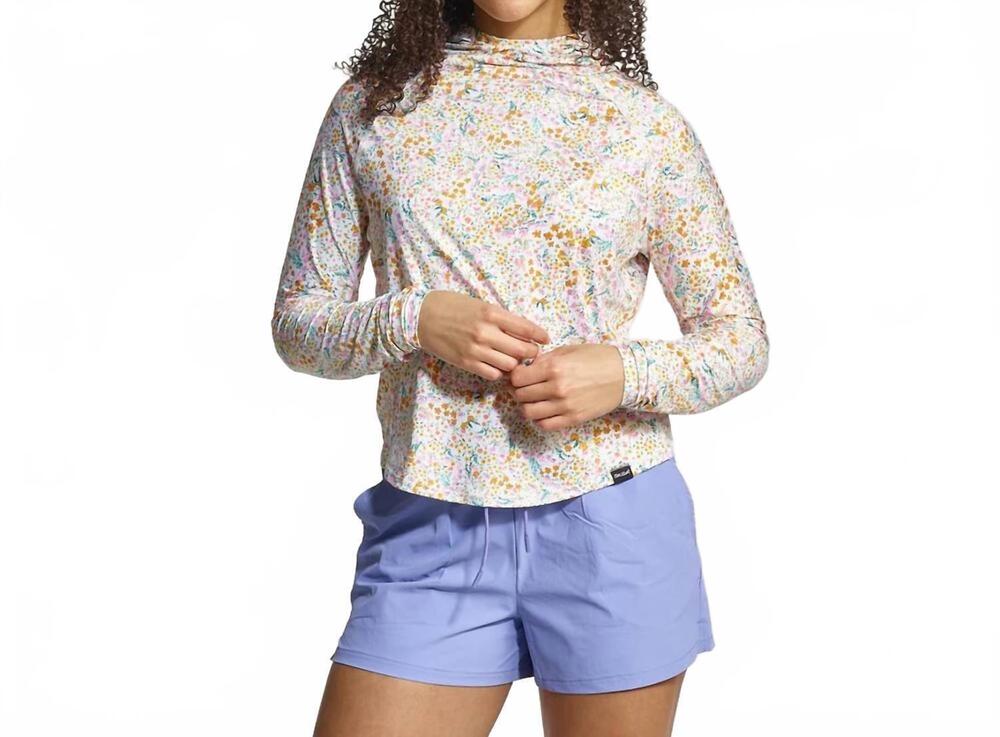 NEW SKIDA viska upf sun hoodie in elysian fields